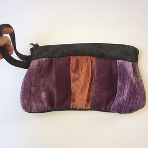 💋Valor Boho Clutch Sm Purse Wristlet Bag Purple
